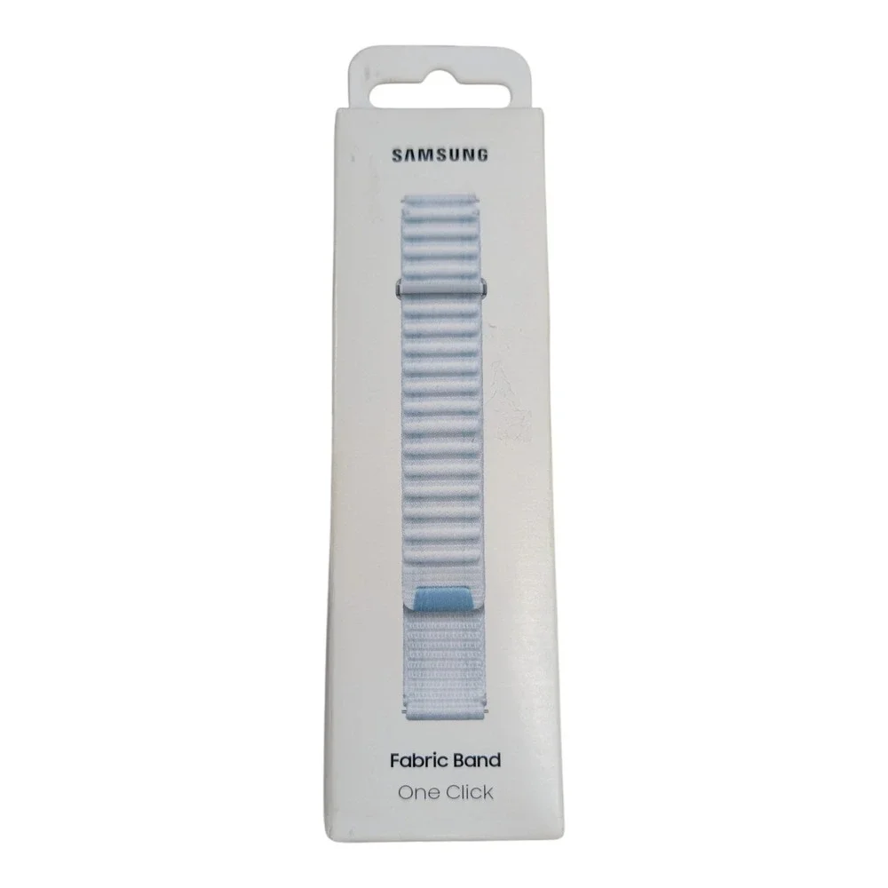 Y9-UC Samsung - Galaxy Watch7 Fabric Band M/L - White Sand (Needs Cleaned)
